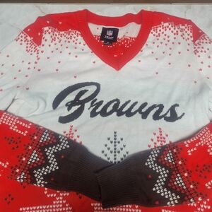 NFL Cleveland Browns Christmas Sweater – Holiday Football Fan Pullover